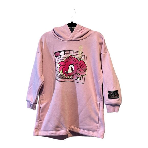 Puma x Sonic hooded pullover sweatshirt size 3T - Picture 1 of 14